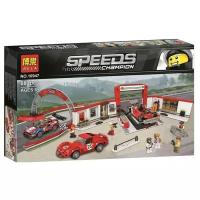 Конструктор Speed Champions, Гараж Феррари, 10947