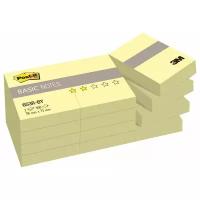 Блок самоклеящийся бумажный 3M Post-it Basic 653R-BY 7100033526 51мм 100лист. желтый (упак.:12шт)