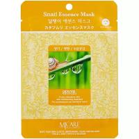 Mijin Snail Essence Mask - Миджин Тканевая маска для лица с муцином улитки, 23 гр -