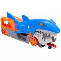 Набор машин Hot Wheels Сити Грузовик Голодная акула с хранилищем для машинок GVG36