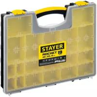 Пластиковый органайзер со съемными лотками STAYER ROCKET-19 420 x 330 x 50 мм (16,5 ) (2-38032_z01)