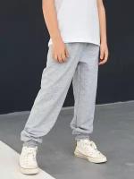Спортивные брюки, серый, размер 110