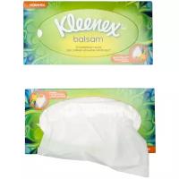 Платочки Kleenex Balsam в картонной коробке, 72 листов, 1 пачка, зеленый