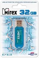 Флэш-память USB_ 32 GB Mirex Elf, USB 2.0, Синий