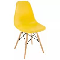 Стул Woodville Eames (PC-015), пластик, цвет: желтый