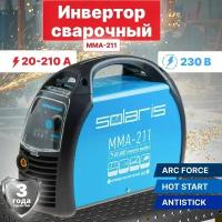 Сварочный аппарат инверторного типа Solaris MMA-211, MMA