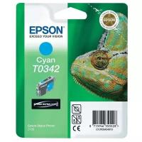 Картридж Epson C13T03424010, 440 стр, голубой