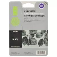 Cartridge ink Cactus CS-LC985BK black (15ml) for Brother DCPJ315W/DCPJ515W/MFCJ265W