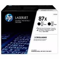 Картридж лазерный HP 87X CF287XD чер.пов.емк. для LJ M506/M527 (2шт/уп)