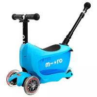 Детский кикборд Micro Mini2go Deluxe Plus, blue