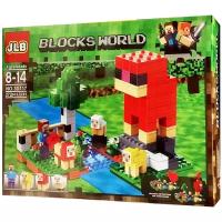 Конструктор JLB Blocks World 3D117 Шерстяная ферма