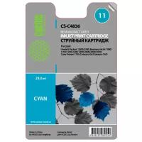 Cartridge ink Cactus CS-C4836 №11 cyan (29ml) for HP BIJ 1000/1100/1200/2200/2300/2600/2800