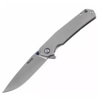 Нож туристический складной Ruike P801 серебряно-синий