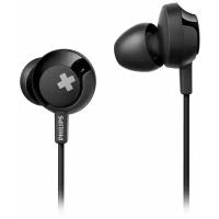 Наушники Philips BASS+ SHE4305, mini jack 3.5 mm, черный