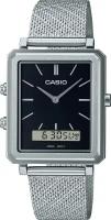 Наручные часы CASIO Standard MTP-B205M-1E, серебряный, черный