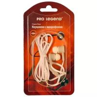 Pro Legend Наушники-вкладыши проводные с микрофоном Pro Legend Bass PL5021 Белый