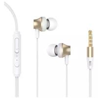 Devia Metal In-ear Wired Earphone, gold