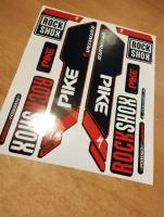 Rockshox pike specialized глянцевый наклейки для велосипеда на вилку, mtb stickers