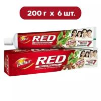 Dabur Red аюрведическая зубная паста 200 г (Дабур Ред) - 6 шт