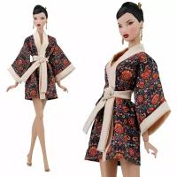 Халат-кимоно "Нара" цвета "Венеция" для кукол 29 см. типа барби