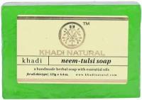 Ним Тулси мыло ручной работы Кхади Neem-Tulsi soap Khadi Natural