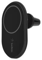 Зарядный комплект Belkin Boost Charge Magnetic Wireless Car Charger, WIC004bt, мощность Qi: 10 Вт, черный