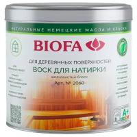 Воск Biofa для натирки 2060, бесцветный, 1 л, 1 шт