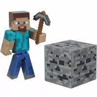 Фигурка Minecraft Steve Игрок с аксессуарами 8см TM16501