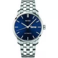 Наручные часы Mido Belluna, серебряный, синий