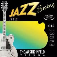 Jazz Swing Комплект струн для акустической гитары, Medium Light, сталь/никель,12-50, Thomastik JS112