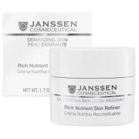 Janssen Cosmetics Demanding Skin Rich Nutrient Skin Refiner Обогащенный дневной питательный крем для лица, шеи и области декольте SPF 4