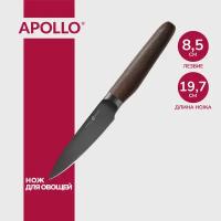 Нож кухонный для овощей с деревянной ручкой Apollo "Tobacco", 8,5 см