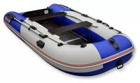 Лодка Хантер Стелс 335 - белая/синяя