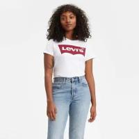 Женская футболка LEVI'S, Цвет: Белый, Размер: L