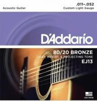 Струны для акустической гитары D'Addario ej13