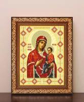 Икона Божьей Матери Богородица "Скоропослушница" Авторский набор для вышивания бисером, с багетной рамкой и стеклом!