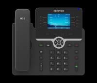 IP-телефон Dinstar C64GP, 16 SIP аккаунтов, цветной дисплей 3,5 дюйма, 480х320 конференция на 6 абонентов, поддержка EHS и POE