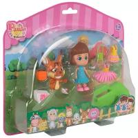 Кукла M&C Toy Centre с домашним животным, 7.4 см, i-23814