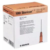 Игла инъекционная B. Braun Sterican 18G (1.2 х 50мм) короткий срез - 100 шт