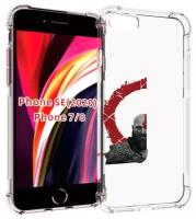 Чехол MyPads God-of-War для iPhone 7 4.7 / iPhone 8 / iPhone SE 2 (2020) / Apple iPhone SE3 2022 задняя-панель-накладка-бампер