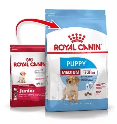 Сухой корм для щенков Royal Canin Medium Junior (для средних пород)