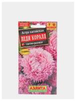 Астра Леди Коралл светло-розовая 0,05г Одн 70см (Аэлита)