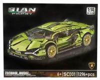 Конструктор Lamborghini Sian FKP 37 1280 деталей / совместим с Лего