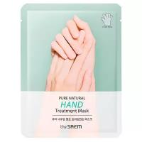 The Saem~Увлажняющая маска для рук с маслом ши~Pure Natural Hand Treatment Mask