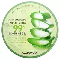 Успокаивающий гель с экстрактом алоэ CALMING & MOISTURIZING ALOE VERA 99% SOOTHING GEL 300 мл. FOODAHOLIC