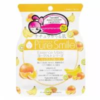 Sun Smile тканевая маска Pure smile Yogurt на йогуртовой основе с экстрактами фруктов