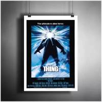 Постер плакат для интерьера "Фильм ужасов: Нечто (The Thing)"/ Декор дома, офиса. A3 (297 x 420 мм)