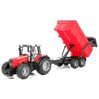 Bruder Брудер Трактор Massey Ferguson 7480 с прицепом 02-045 с 3 лет