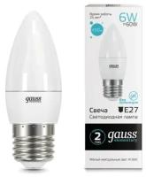 Светодиодная лампа Gauss LED Elementary Candle 6W E27 4100K