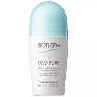 Biotherm Дезодорант-антиперспирант Pure, ролик, 75 мл